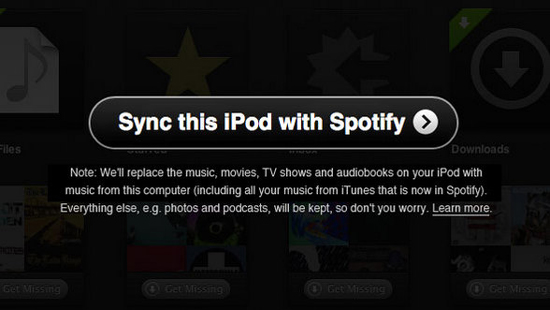 Cómo descargar Spotify en el iPod Touch/Nano/Shuffle/Classic